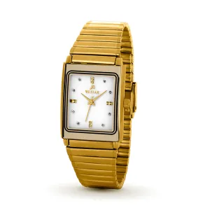 Westar White Dial Gents Executive Watch - 7931GPN201