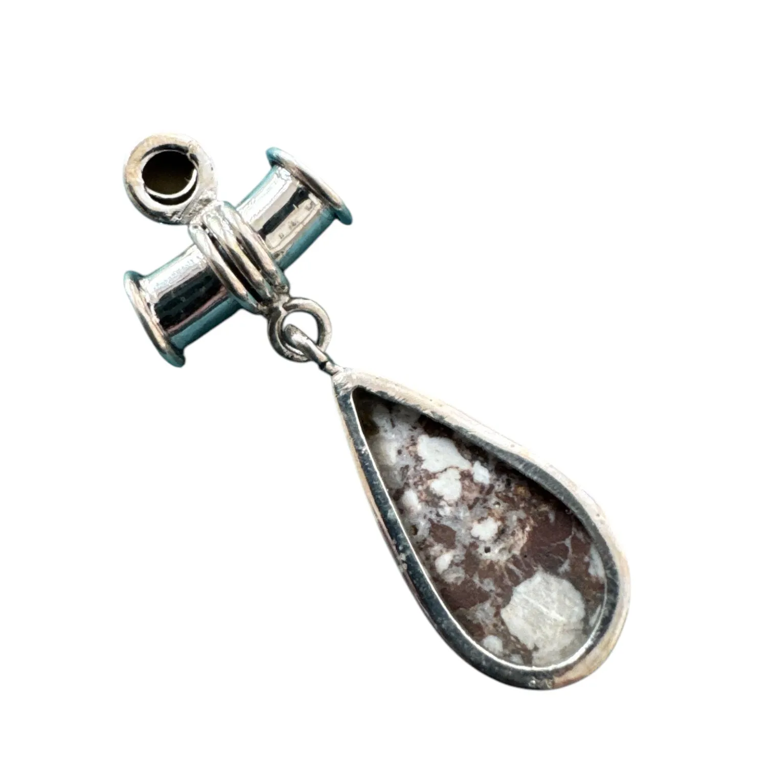 Wild Horse Jasper & Pietersite Solid 925 Sterling Silver Pendant