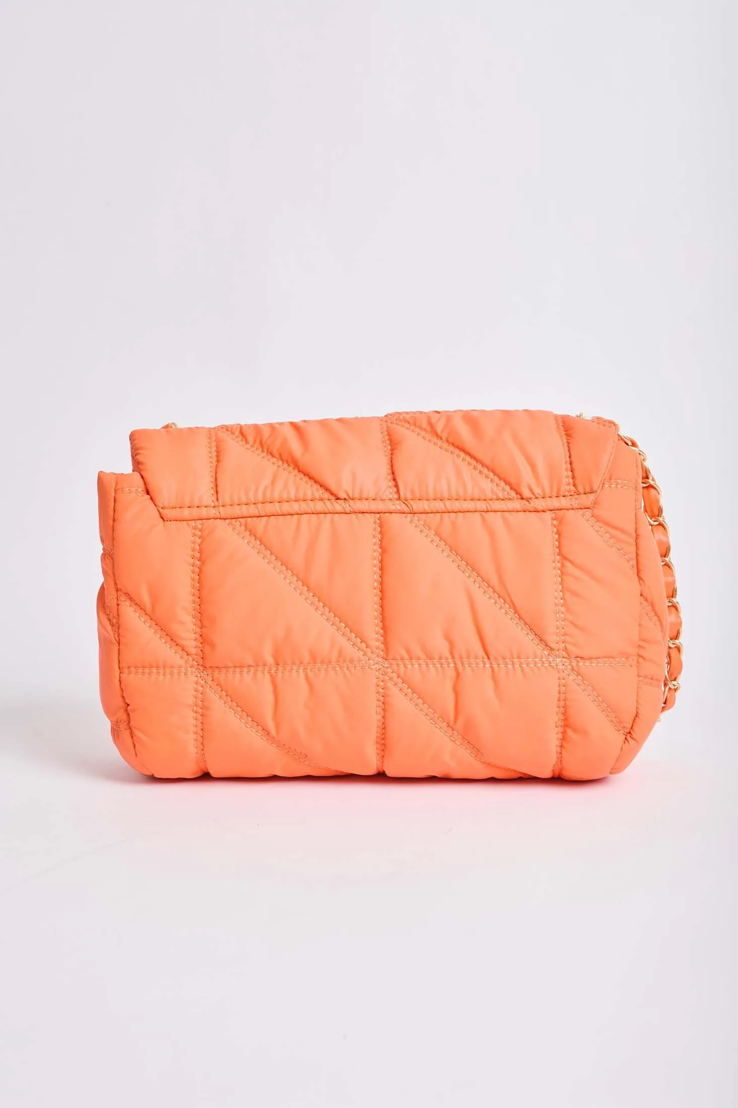 Women Bag Elegant Quilted Captioned Waterproof Orange