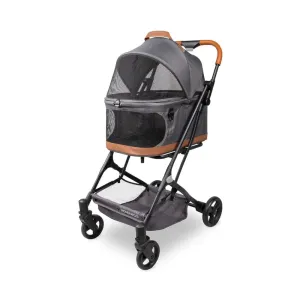 Wonderfold Folding Pet Stroller - Graphite Grey