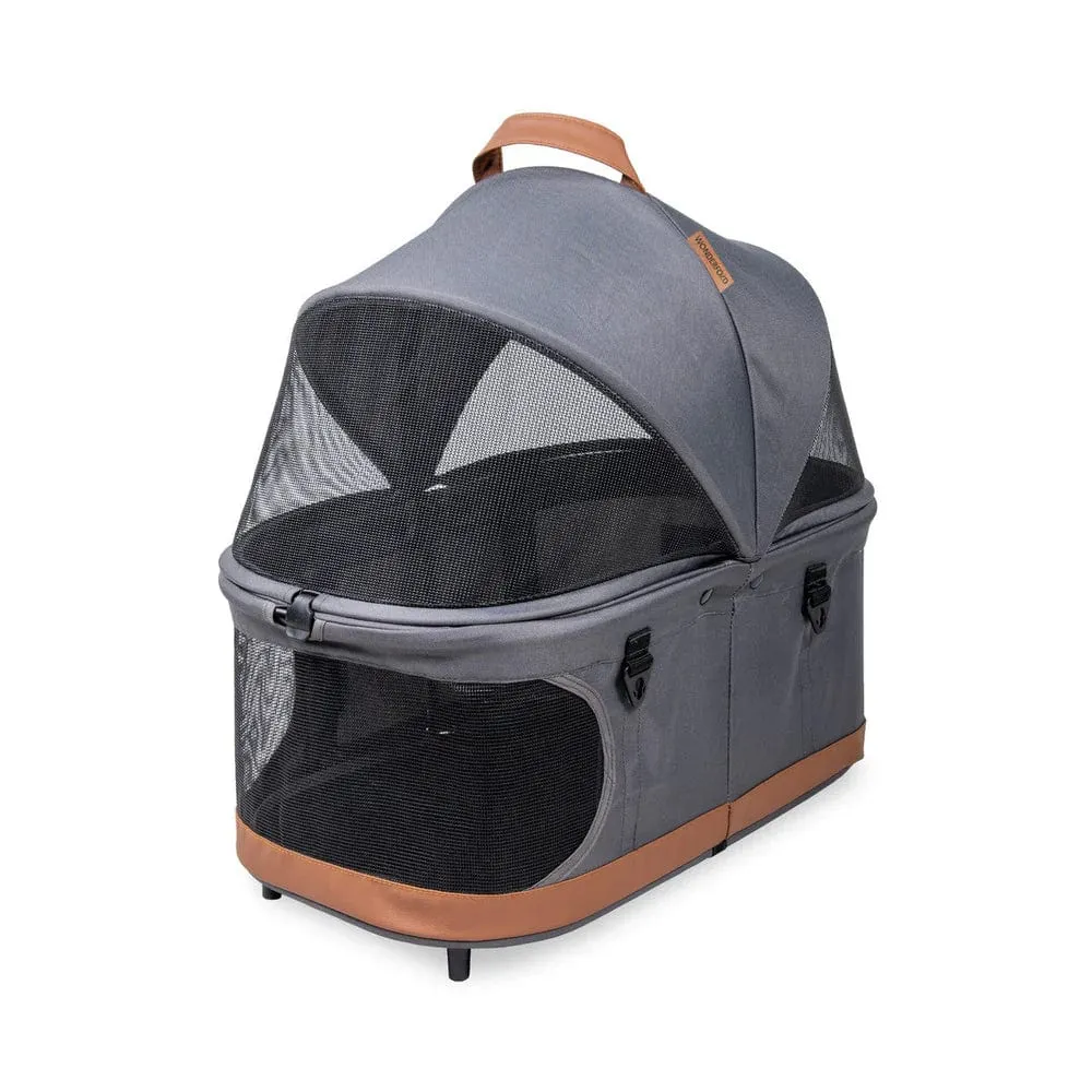 Wonderfold Folding Pet Stroller - Graphite Grey