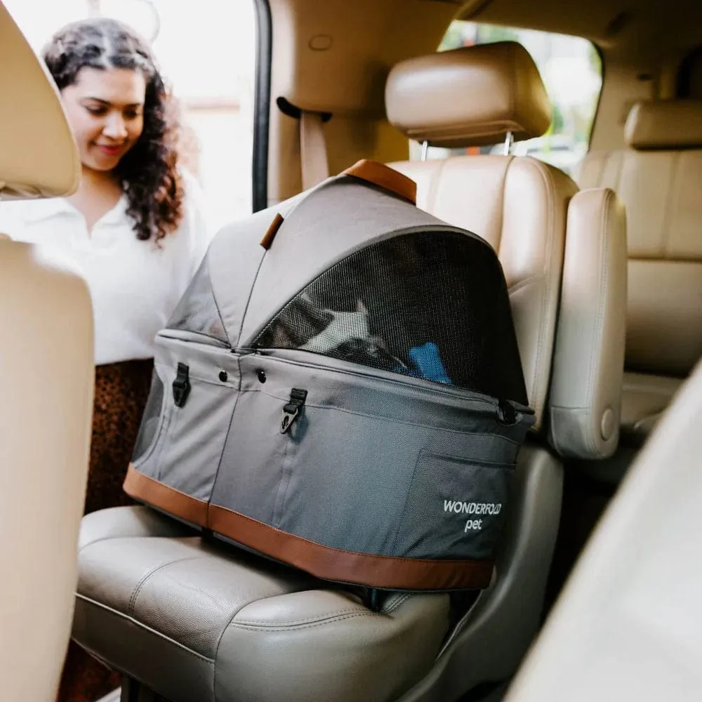 Wonderfold Folding Pet Stroller - Graphite Grey