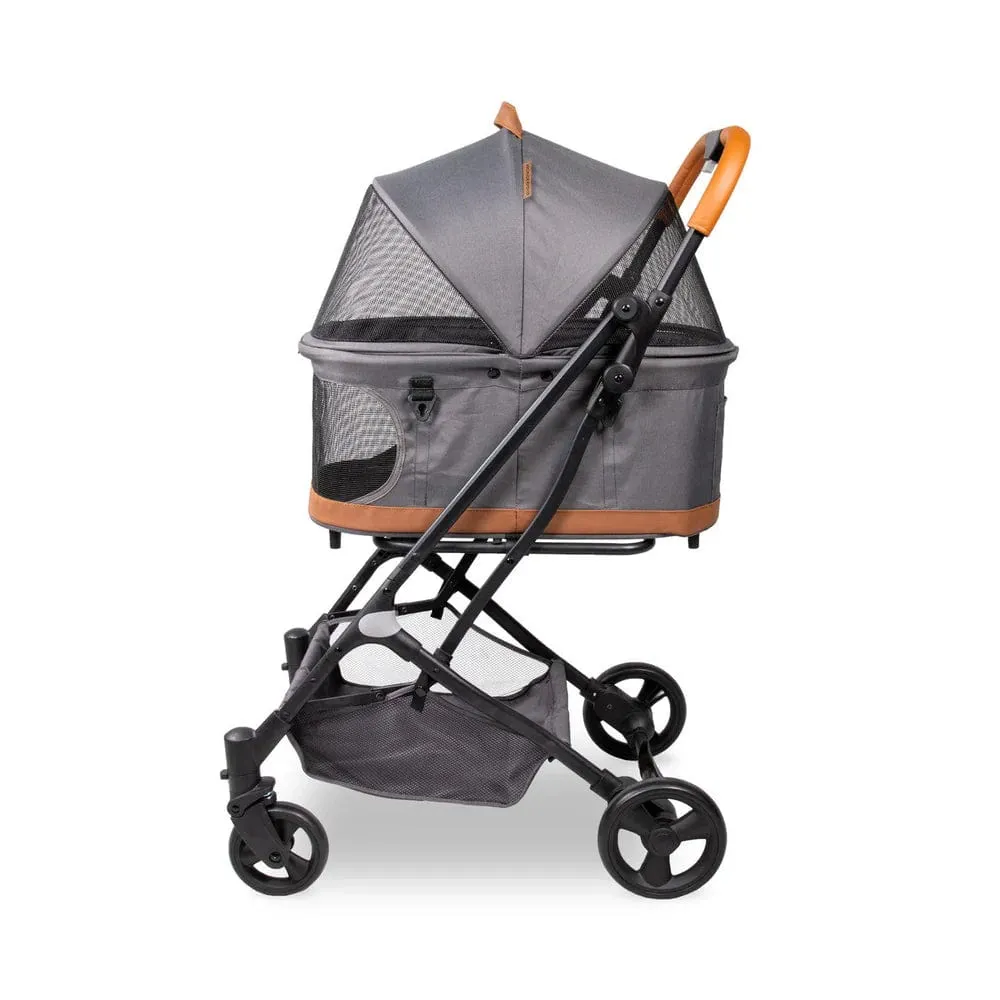 Wonderfold Folding Pet Stroller - Graphite Grey