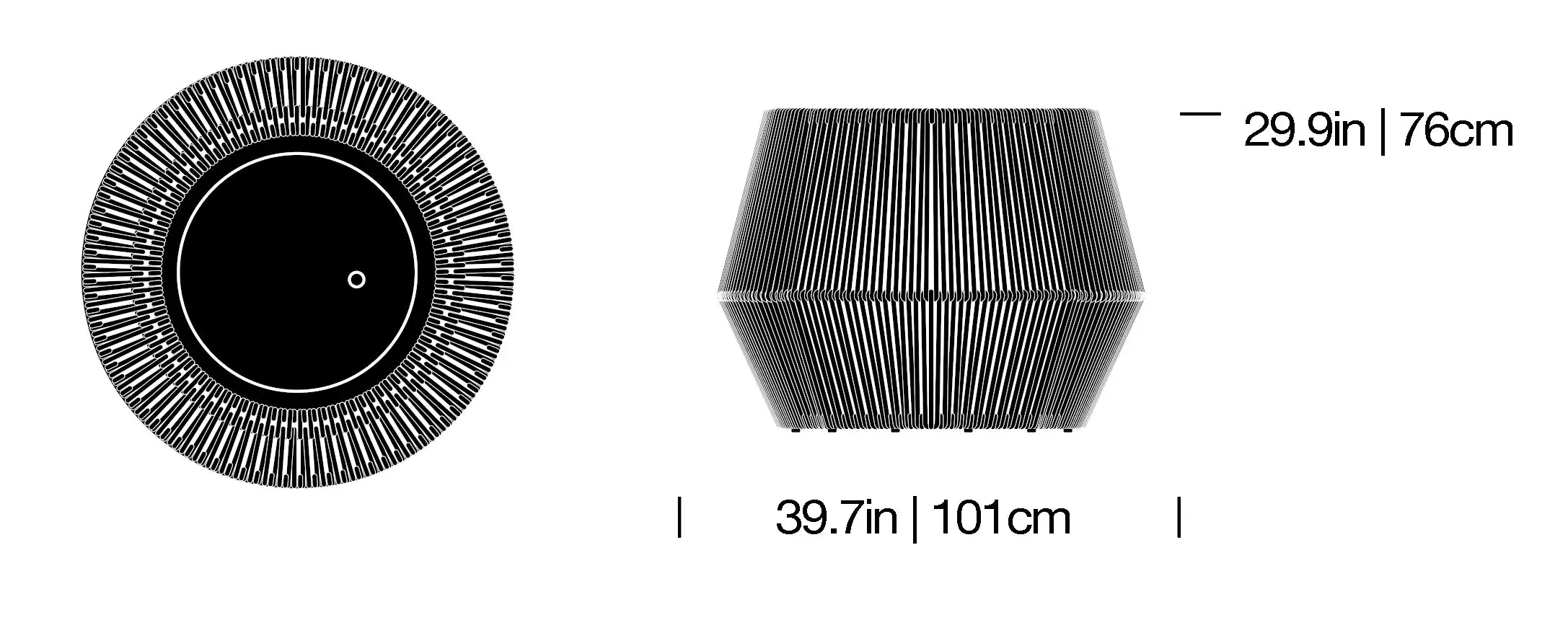 ZigZag  - Outdoor Planter
