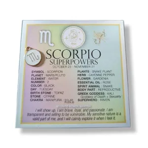 Zodiac Affirmation Card Scorpio