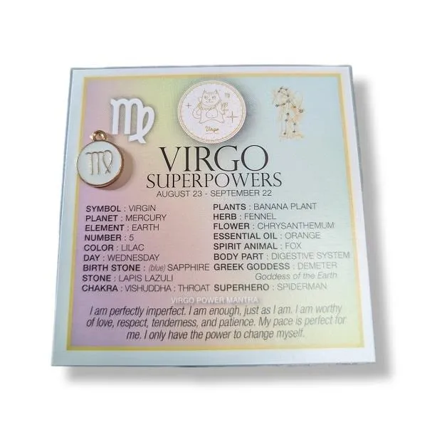Zodiac Affirmation Card Virgo