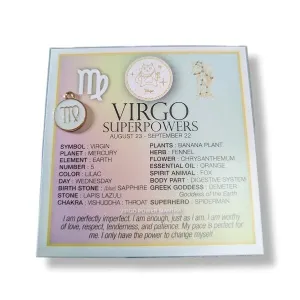 Zodiac Affirmation Card Virgo