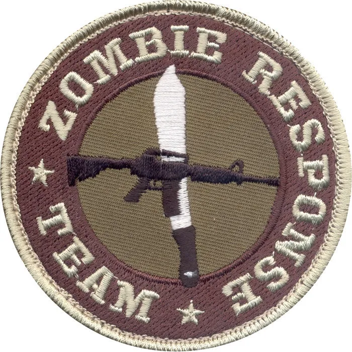 Zombie Response Team Circle Patch - Hook Back - 3.25"
